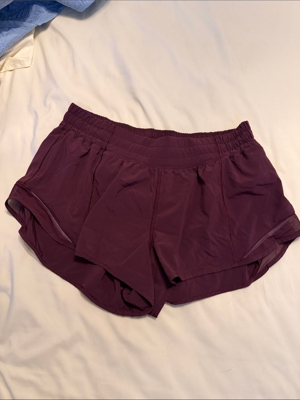 Women's Lululemon Athletic Shorts - Deep Plum Burgundy